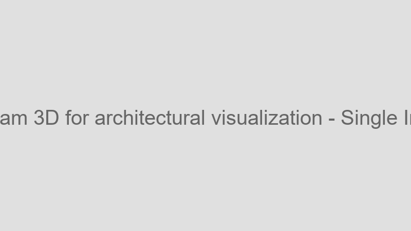 Single Image 3D Reconstruction