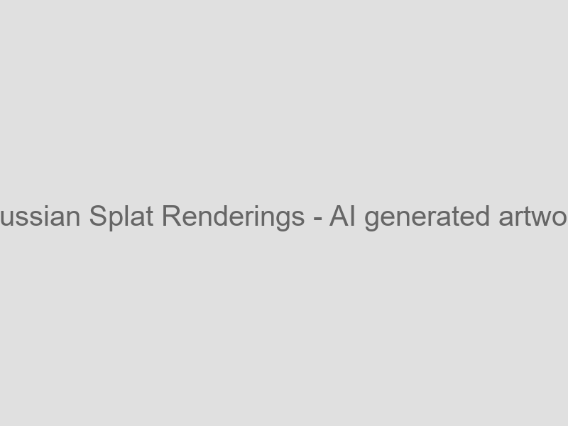 Gaussian Splat Renderings
